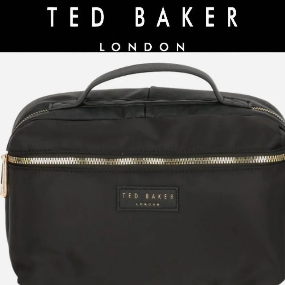 Ted Baker‎ London Puffy Cosmetic Bag- Black